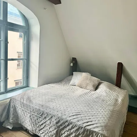 Apartment Historisk Takvaning I Gamla Stan Stockholm