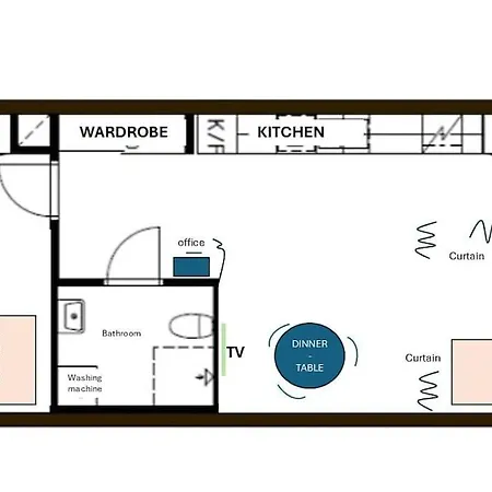 Apartment 50m2 I - Taeby *