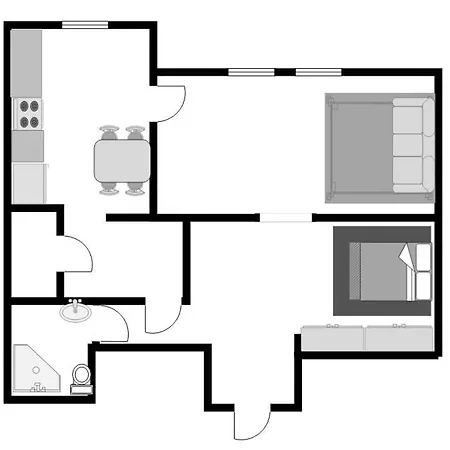 Appartement Beautiful Newly Renovated Flat In Sodermalm Stockholm